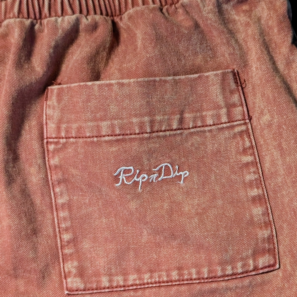 RIPNDIP Shorts Mens Medium 100% Cotton Drawstring Waist - Picture 5 of 6